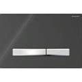 Geberit 115.788.DW.2 - Spolknapp Sigma50 24,6 x 16,4 cm svart/mattkrom