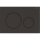 Geberit 115.882.16.1 - Spolknapp Sigma20 24,6x16,4 cm matt svart