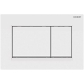 Geberit 115.883.11.1 - Spolknapp Sigma30 24,6x16,4 cm vit