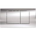 Geberit 115.899.KH.1 - Spolplatta Twinline30 34x18,5 cm blank krom/matt krom