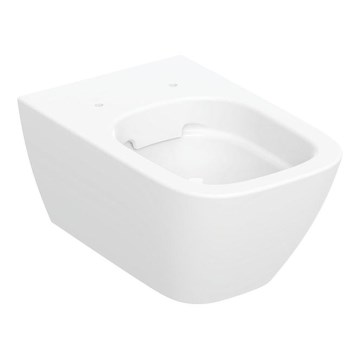 Geberit 500.208.01.1 - Vägghängt WC Rimfree Smyle Square, keramik/vit
