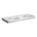 Geberit 500.224.01.1 - Väggmonterat dubbelt tvättställ Smyle Square 120x48 cm keramik/vit