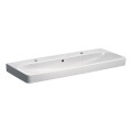 Geberit 500.253.01.1 - Väggmonterat dubbeltvättställ Smyle Square 120x48 cm keramik/vit