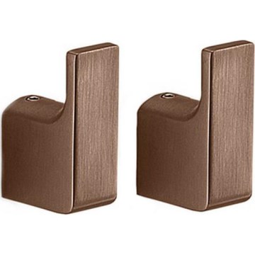 Gedy - 2-pack väggkrokar PIRENEI, brons