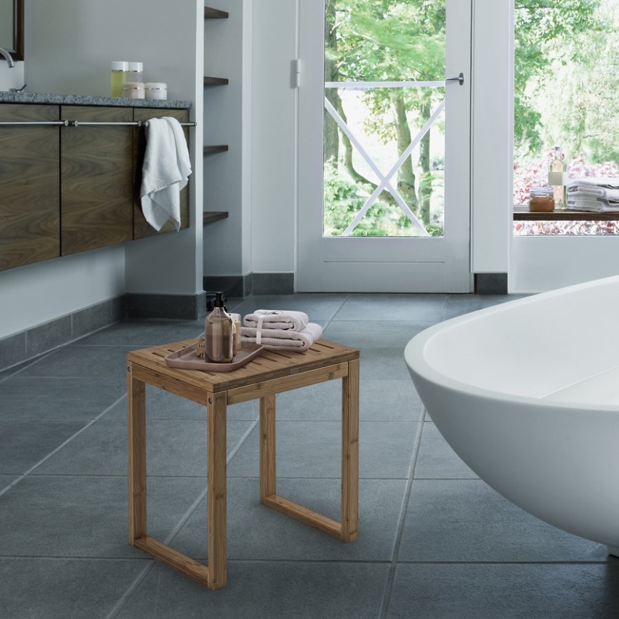 Gedy - Badrumspall HIMALAYA 39,5x44,3 cm bambu