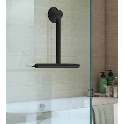 Gedy - Glasskrapa GUMMY matt svart