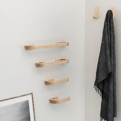 Gedy - Handdukshängare för vägg HIMALAYA 6,7x21 cm bambu