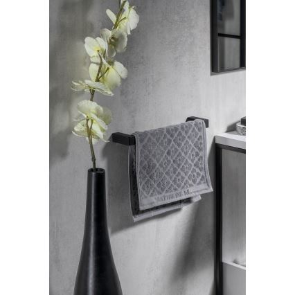 Gedy - Handdukshängare för vägg PIRENEI 6,6x35 cm matt svart