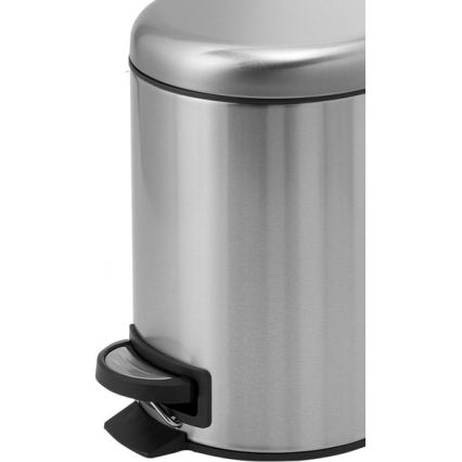 Gedy - POTTY avfallskorg 3 l, mjukstängning, rostfritt stål