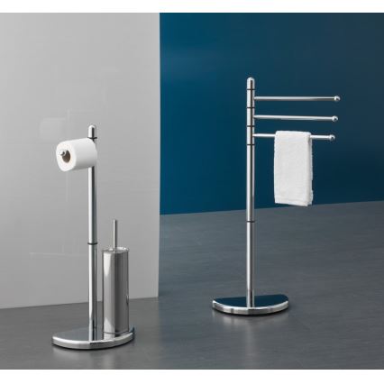 Gedy - Stativ med handukshängare HIBISCUS 90,5 cm skinande krom