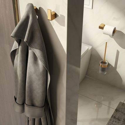 Gedy - Toalettpappershållare PIRENEI guld