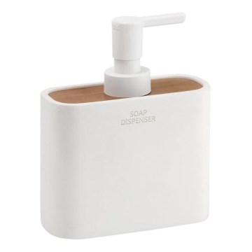 Gedy - Tvålpump NINFEA vit/bambu