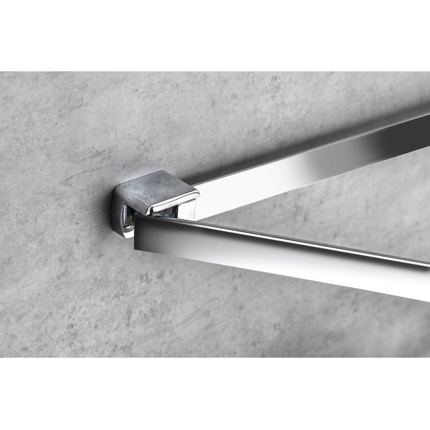 Gedy - Vägg roterande handduk hållare PIRENEI 36 cm skinande krom