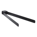 Gedy - Väggmonterad roterbar handdukshängare PIRENEI 36 cm matt svart