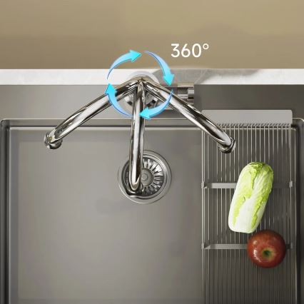 Genomströmningsvärmare med LED display 3000W/230V IPX4 rostfri