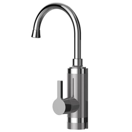 Genomströmningsvärmare med LED display 3000W/230V IPX4 rostfri