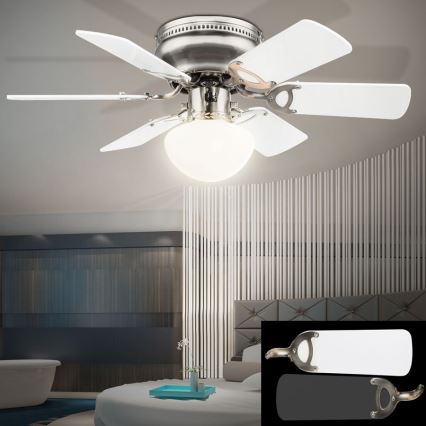 Globo - Takfläkt 1xE27/60W/230V