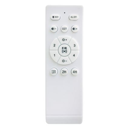 Globo - Dimbar LED-takfläkt LED/10W/2300-6500K färgskiftande + fjärrkontroll