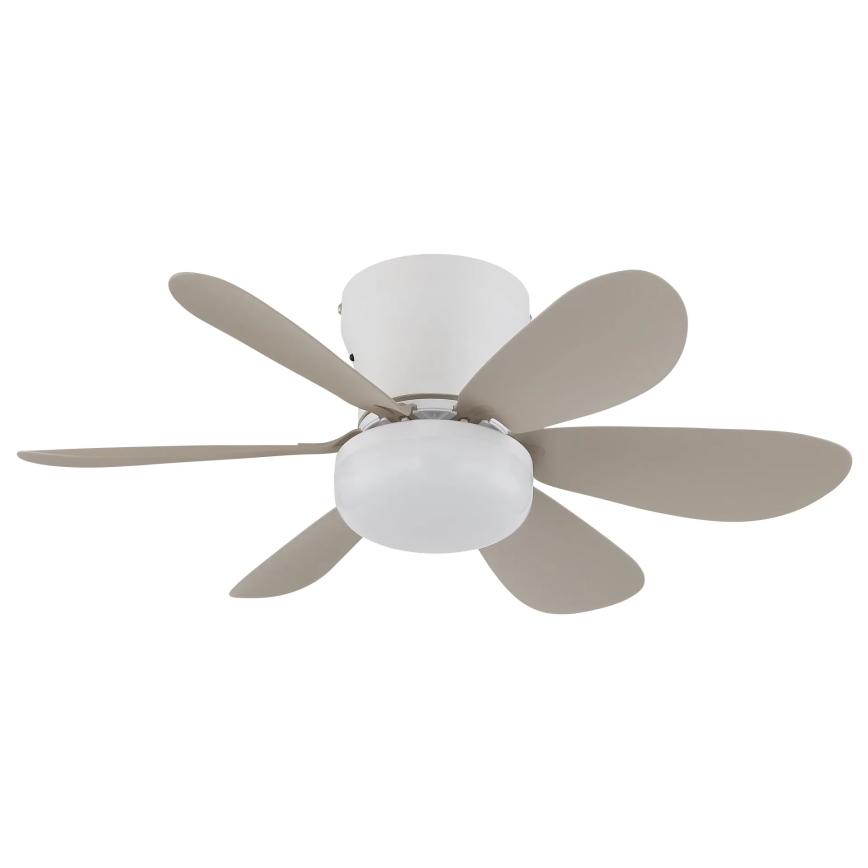 Globo - Dimmbar LED-takfläkt LED/5W/230V 2700-6500K beige + fjärrkontroll