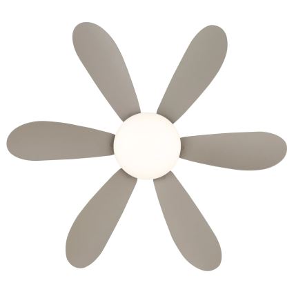 Globo - Dimmbar LED-takfläkt LED/5W/230V 2700-6500K beige + fjärrkontroll