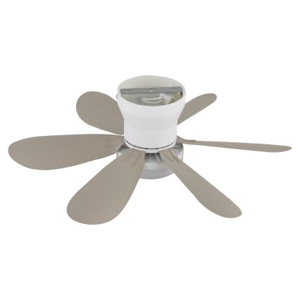 Globo - Dimmbar LED-takfläkt LED/5W/230V 2700-6500K beige + fjärrkontroll