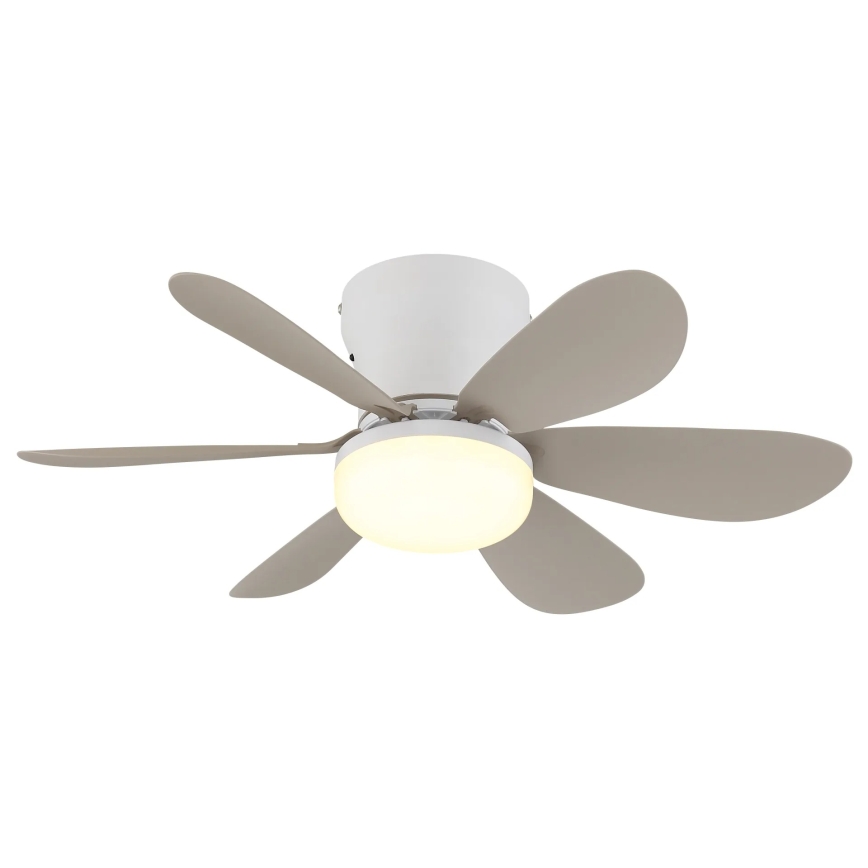 Globo - Dimmbar LED-takfläkt LED/5W/230V 2700-6500K beige + fjärrkontroll
