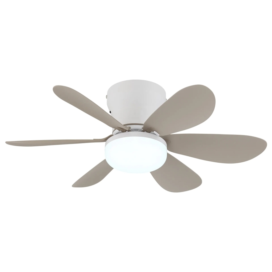Globo - Dimmbar LED-takfläkt LED/5W/230V 2700-6500K beige + fjärrkontroll