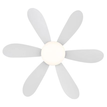 Globo - LED Dimmbar takfläkt LED/5W/230V 2700-6500K vit + fjärrkontroll