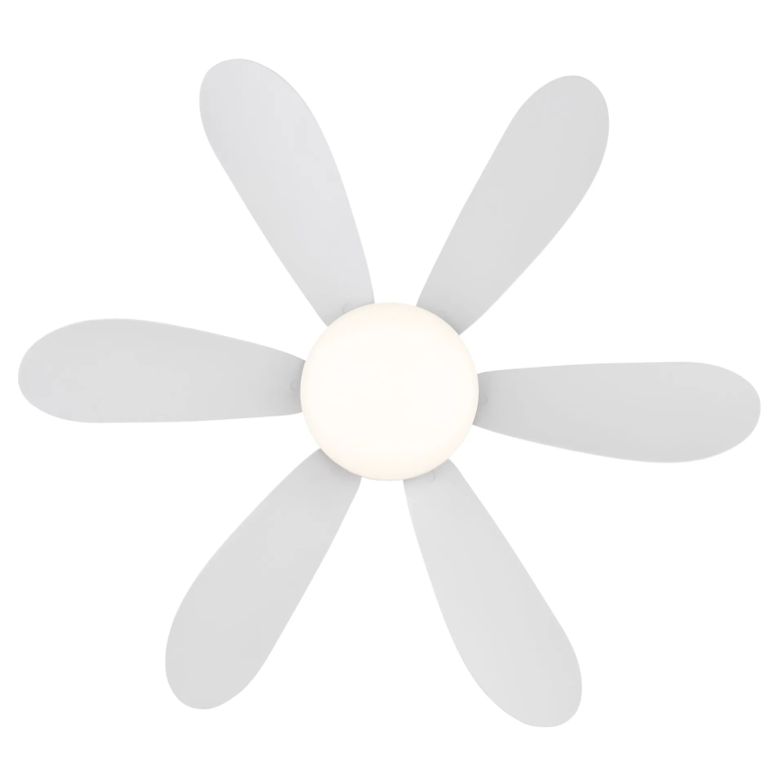 Globo - LED Dimmbar takfläkt LED/5W/230V 2700-6500K vit + fjärrkontroll