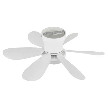 Globo - LED Dimmbar takfläkt LED/5W/230V 2700-6500K vit + fjärrkontroll