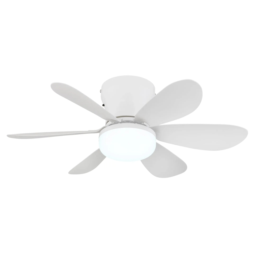 Globo - LED Dimmbar takfläkt LED/5W/230V 2700-6500K vit + fjärrkontroll