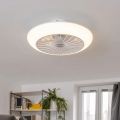 Globo 03632W - LED taklampa med fläkt LAFEE LED/18W/230V