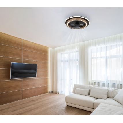 Globo - LED-dimbar takfläkt LED/32W/230V 2700-6500K + fjärrkontroll