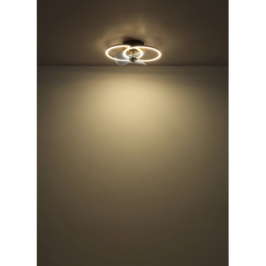 Globo - LED dimbar takfläkt LED/24W/230V 2700-6500K + fjärrkontroll