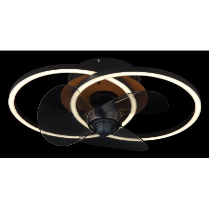 Globo - LED dimbar takfläkt LED/24W/230V 2700-6500K + fjärrkontroll