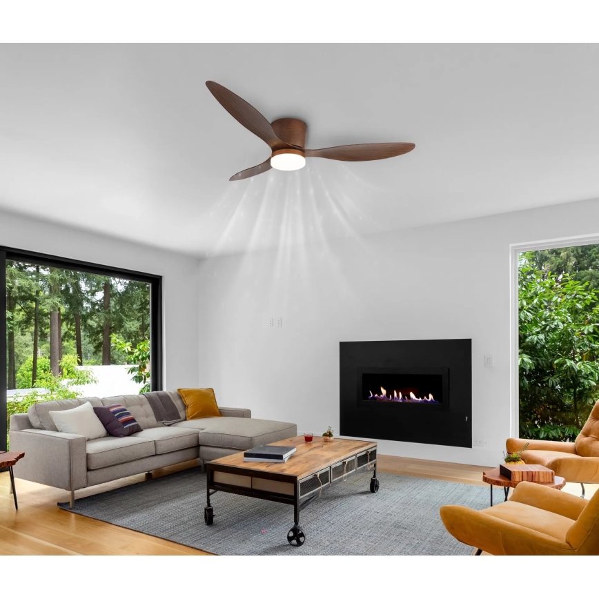 Globo - LED dimbar takfläkt LED/20W/230V 3000-6500K + fjärrkontroll