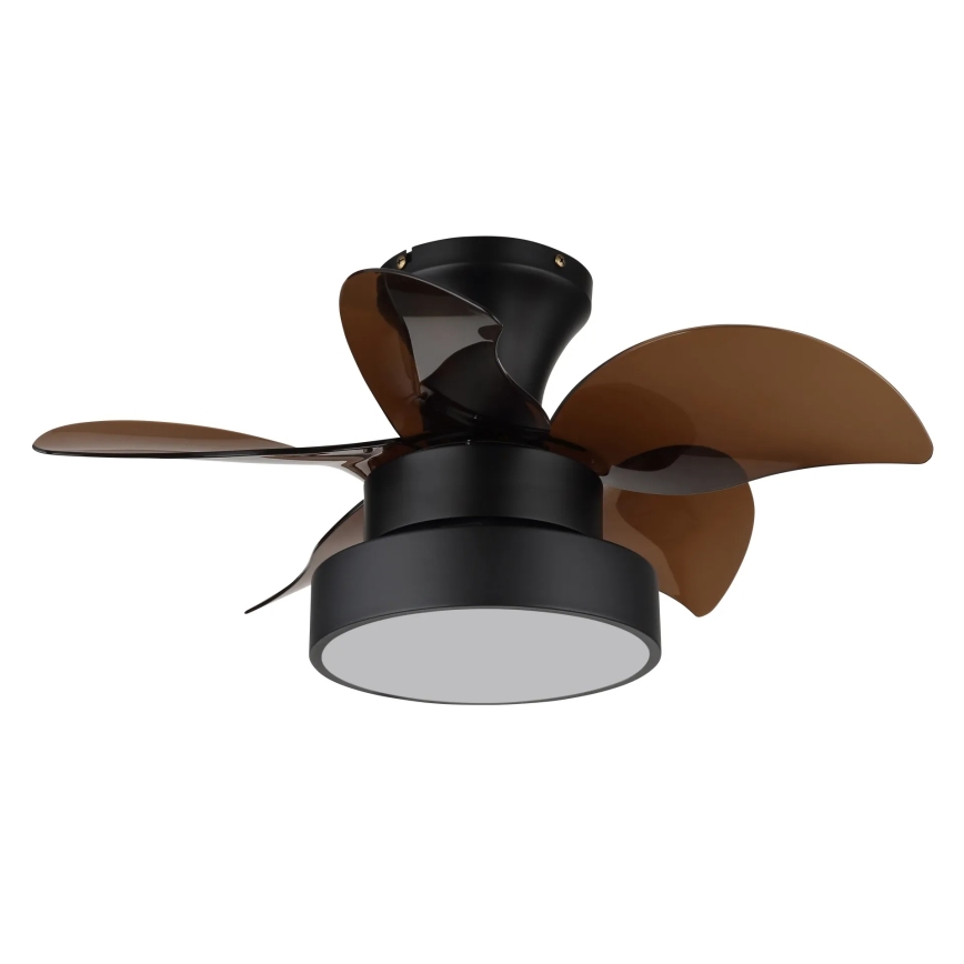 Globo - Dimbar LED-takfläkt LED/22W/230V 3000/4500/6000K brun + fjärrkontroll