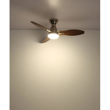 Globo - LED dimbar takfläkt LED/22W/230V 3000/4500/6000K + fjärrkontroll