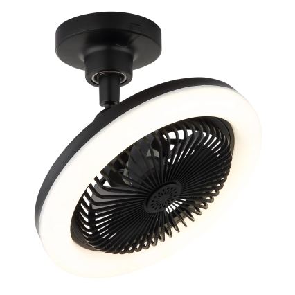 Globo - LED-dimmbar takfläkt LED/20W/230V 3000-6500K svart + fjärrkontroll