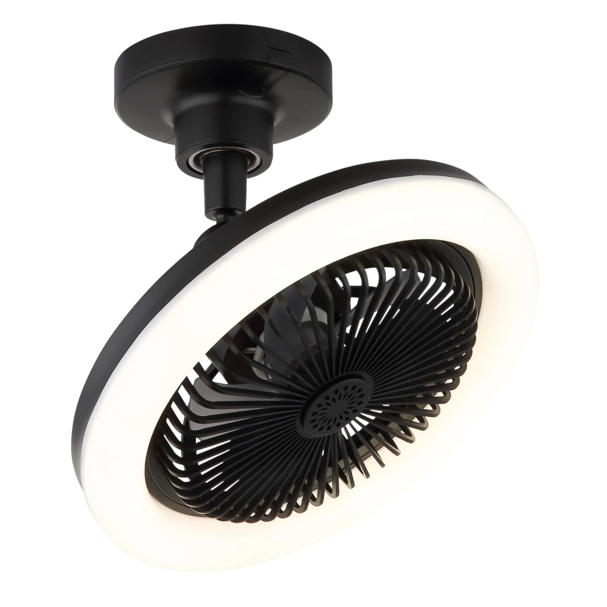 Globo - LED-dimmbar takfläkt LED/20W/230V 3000-6500K svart + fjärrkontroll