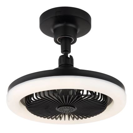 Globo - LED-dimmbar takfläkt LED/20W/230V 3000-6500K svart + fjärrkontroll