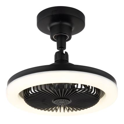 Globo - LED-dimmbar takfläkt LED/20W/230V 3000-6500K svart + fjärrkontroll