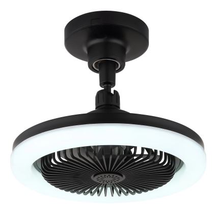 Globo - LED-dimmbar takfläkt LED/20W/230V 3000-6500K svart + fjärrkontroll