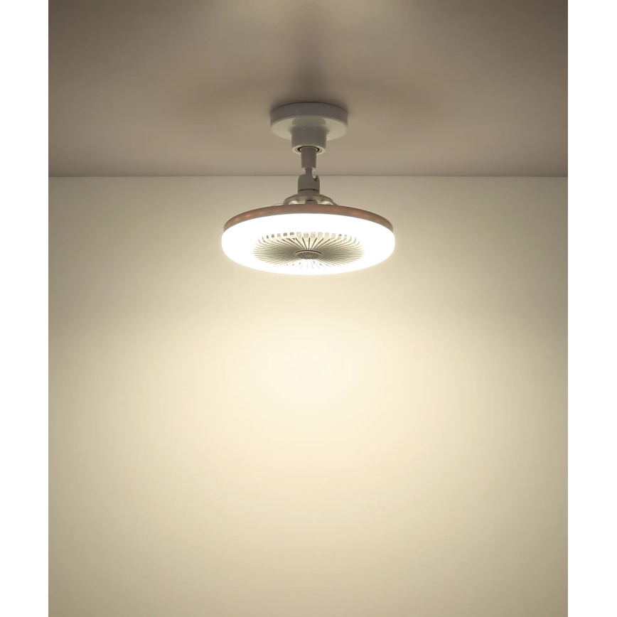 Globo - Dimbar LED-takfläkt LED/20W/230V 3000-6500K vit + fjärrkontroll
