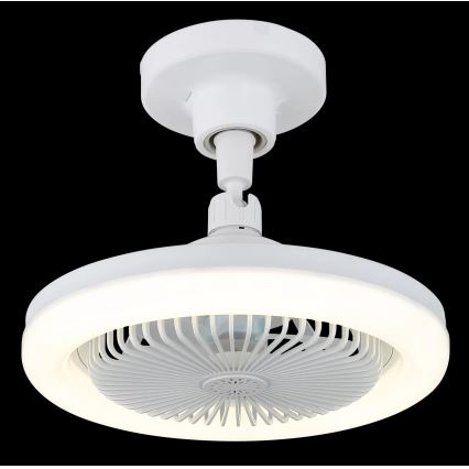 Globo - Dimbar LED-takfläkt LED/20W/230V 3000-6500K vit + fjärrkontroll