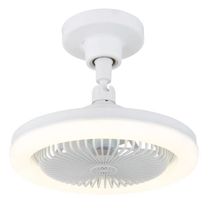 Globo - Dimbar LED-takfläkt LED/20W/230V 3000-6500K vit + fjärrkontroll
