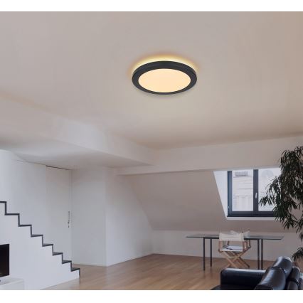 Globo - LED taklampa LED/24W/230V 3000/4000/6500K svart