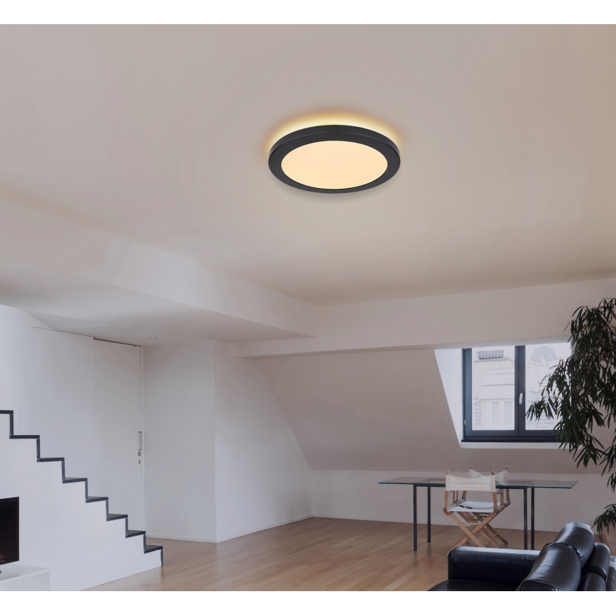 Globo - LED taklampa LED/24W/230V 3000/4000/6500K svart