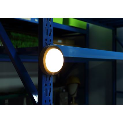 Globo - LED uppladdningsbar touch-vägglampa LED/1,2W/3,7V Ø 15 cm 1800 mAh svart