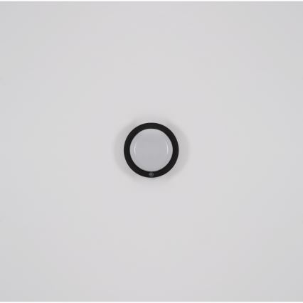 Globo - LED uppladdningsbar touch-vägglampa LED/1,2W/3,7V Ø 15 cm 1800 mAh svart